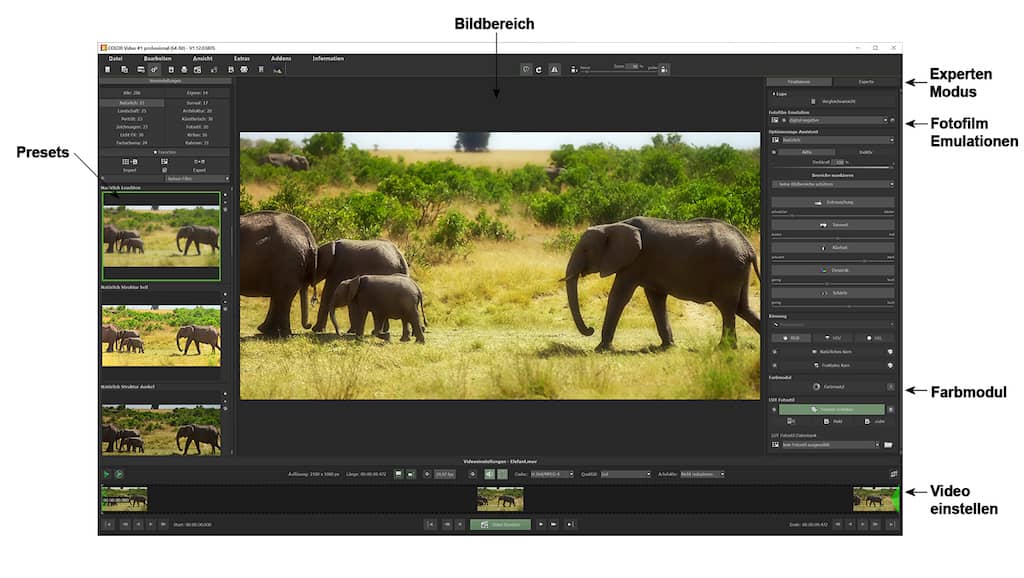 Optimale Videobearbeitung mit wenigen Klicks