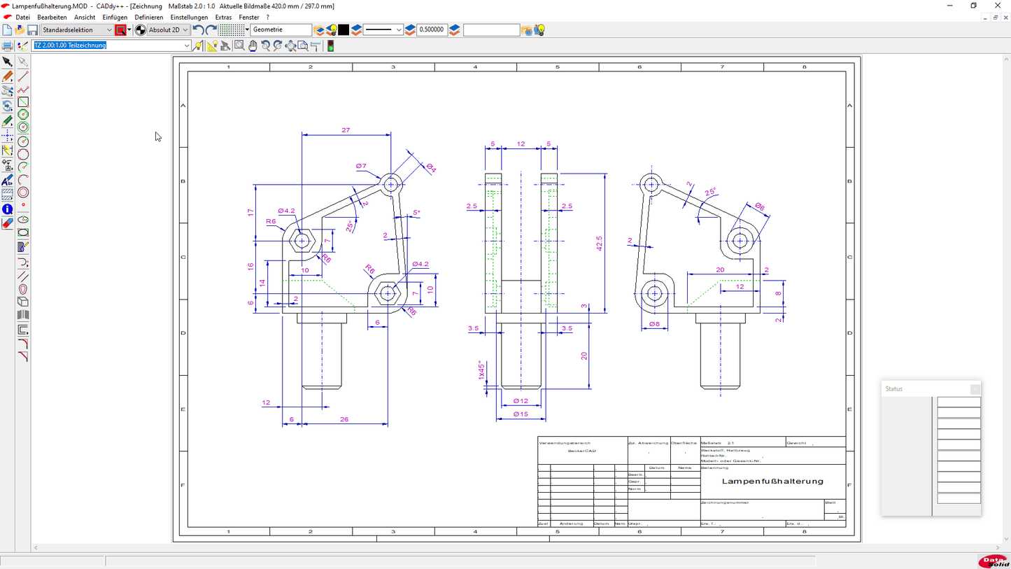 Entwurf - Planung - Konstruktion - Illustration