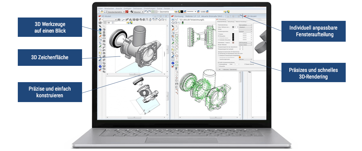 Entwurf - Planung - 3D Konstruktion - Visualisierung