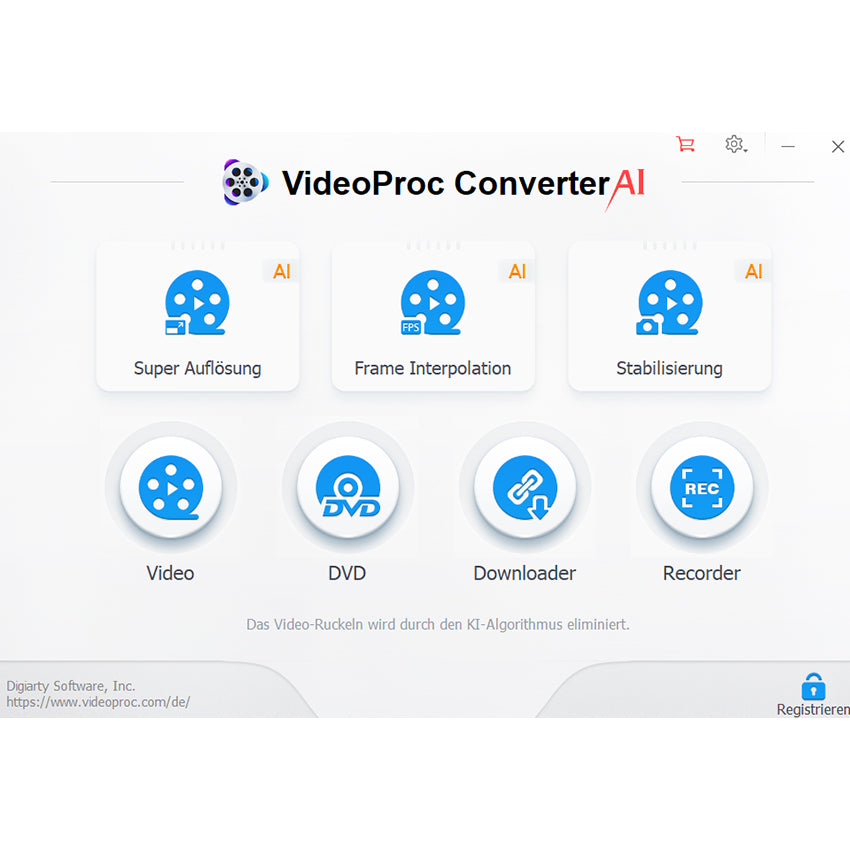 Video Proc - AI-generierte Videoverbesserungs- und Konvertierungssoftware