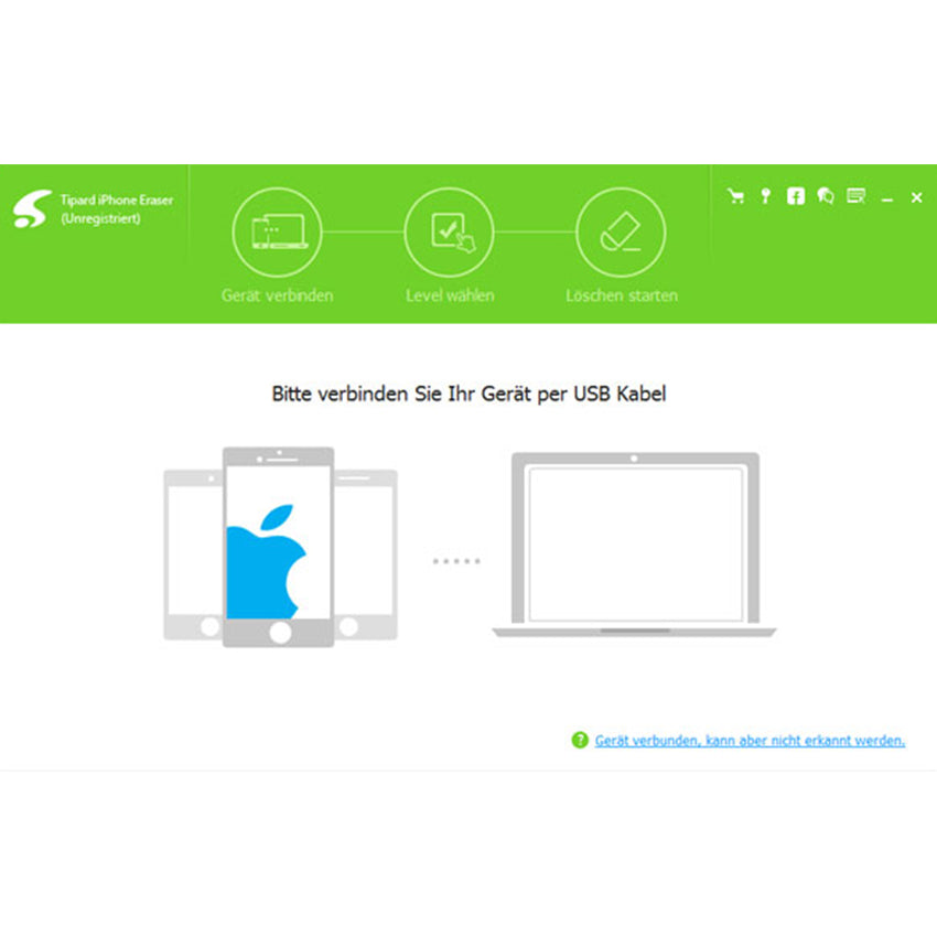Tipard iPhone Eraser - Löschen Sie Ihre kompletten Daten permanent vom iPhone