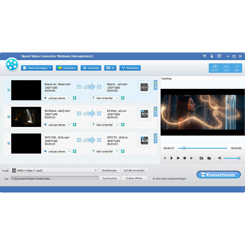 Tipard Video Converter Platinum für Windows