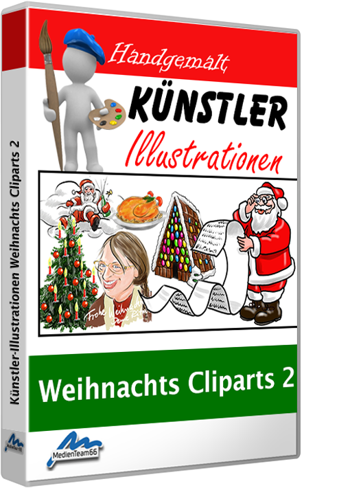 Künstler-Illustrationen Weihnachten 2