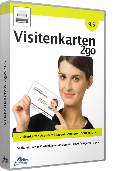 Visitenkarten2go - Per Assistent in 3 Schritten zur Visitenkarte