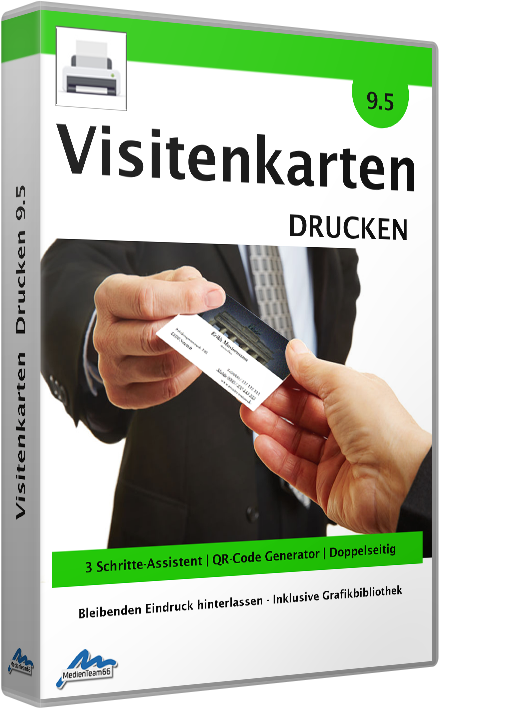 Visitenkarten Drucken 9.5 - Perfekte Visitenkarten gestalten