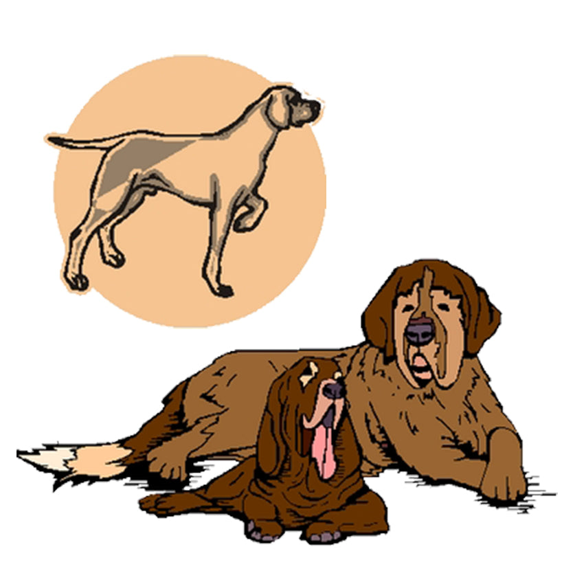 Künstler-Illustrationen Hunde 2