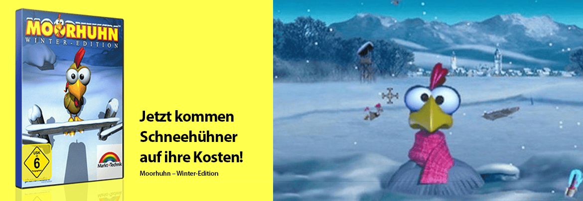 Das Winter Moorhuhn-Spiel für coole Typen!  