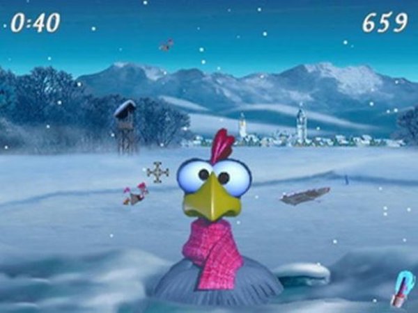 Das Winter Moorhuhn-Spiel für coole Typen!  