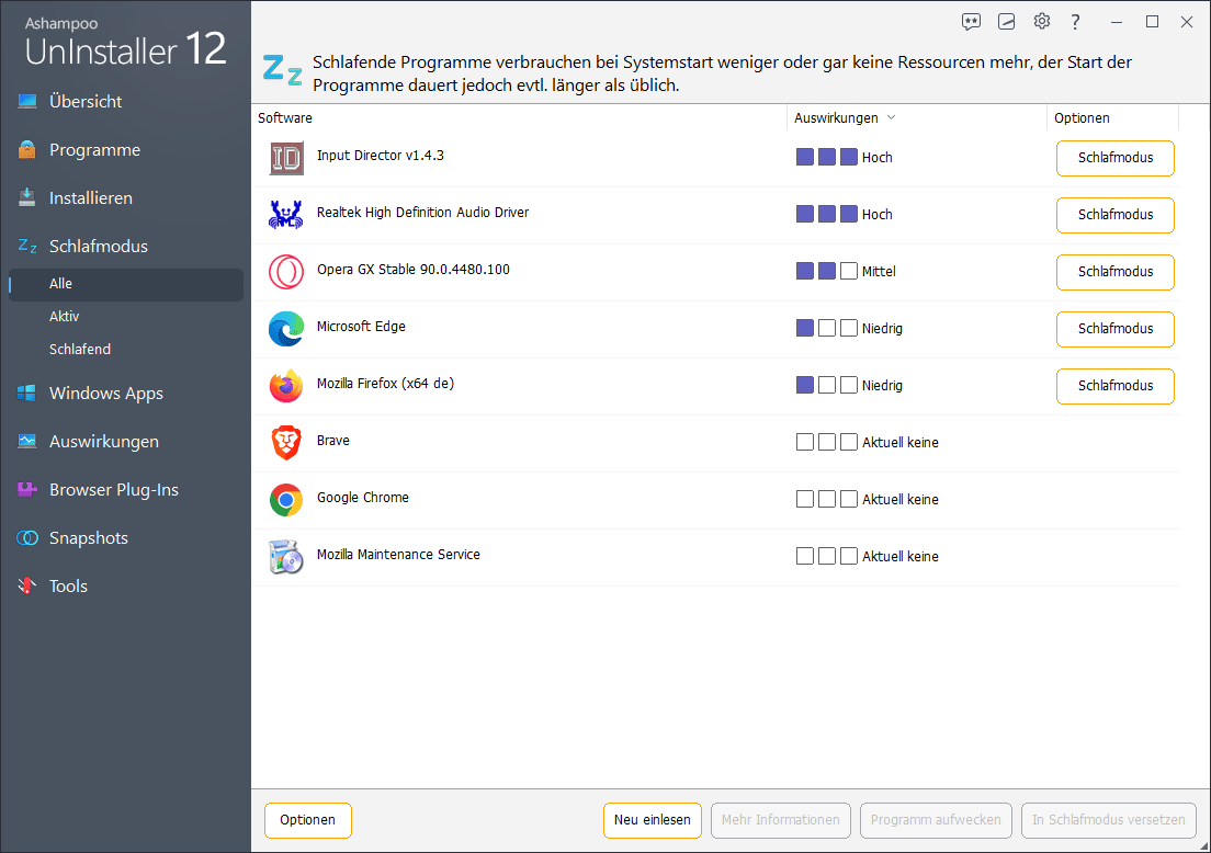 Unerwünschte Programme deinstallieren bis zum letzten Byte