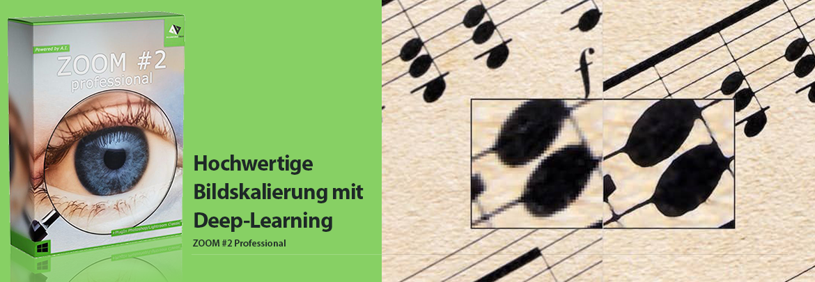 Hochwertige Bildskalierung mit Deep-Learning