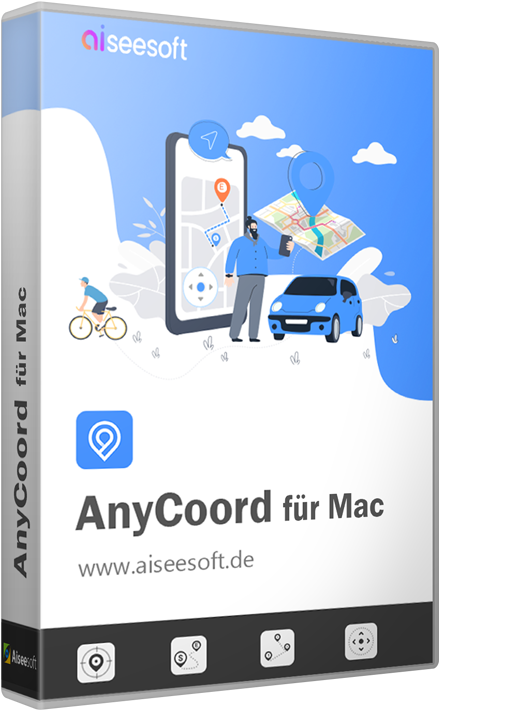 Aiseesoft AnyCoord für Mac - iPhone Standort ändern