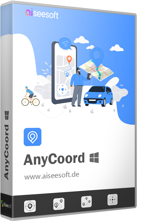 Aiseesoft AnyCoord für Windows - iPhone Standort ändern