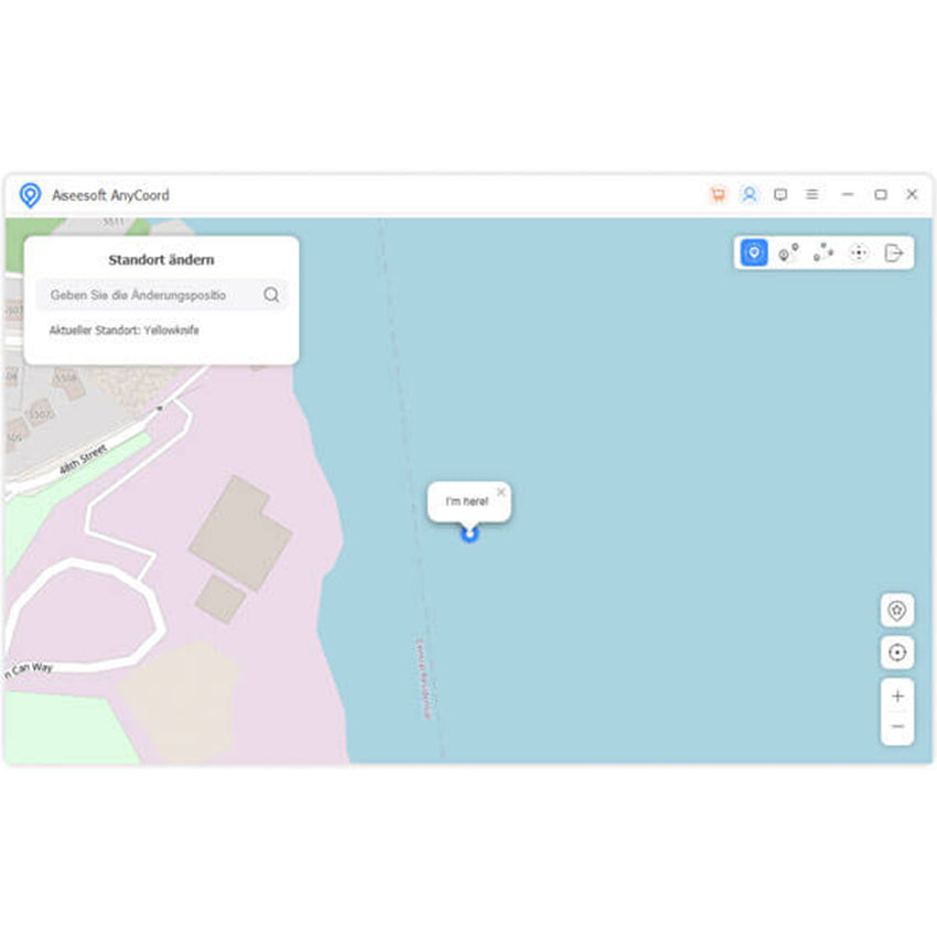 Aiseesoft AnyCoord für Mac - iPhone Standort ändern
