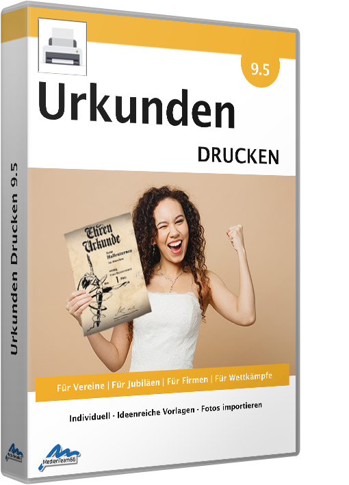 Urkunden Drucken 9.5 Professional