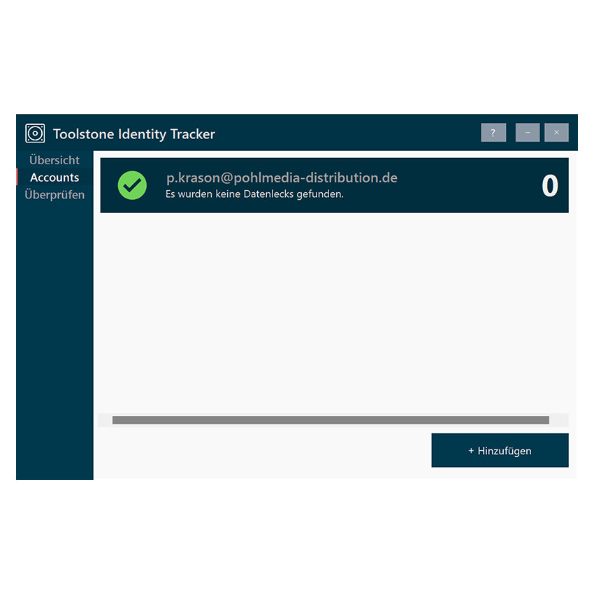 Toolstone Identity Tracker - Ihre umfassende Sicherheitslösung zum Schutz Ihrer persönlichen Daten.