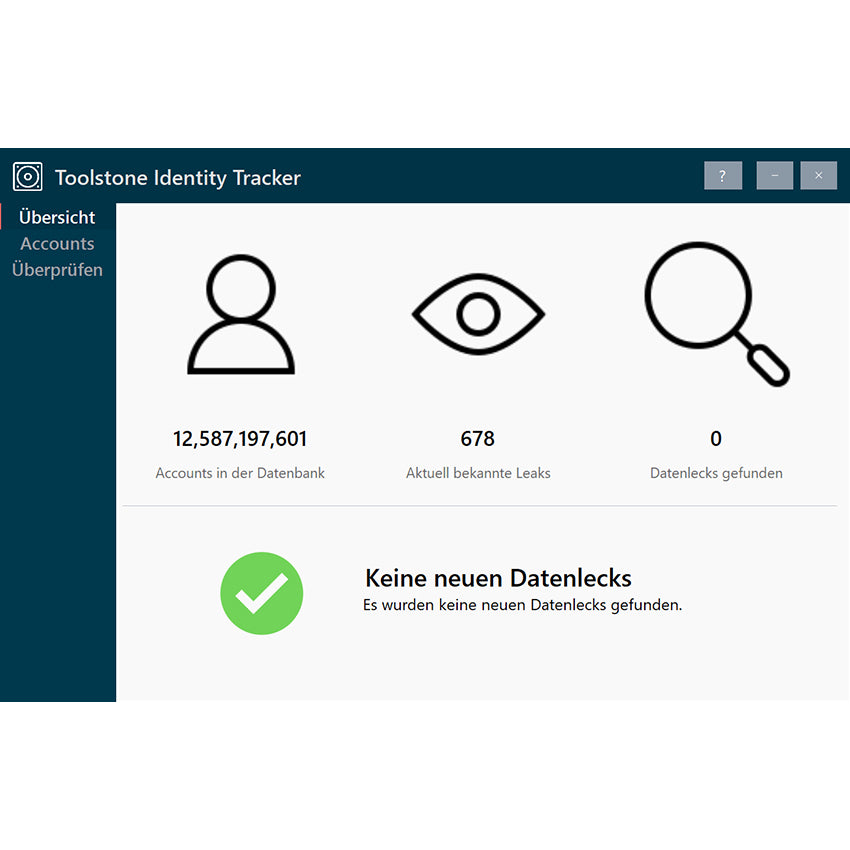 Toolstone Identity Tracker - Ihre umfassende Sicherheitslösung zum Schutz Ihrer persönlichen Daten.