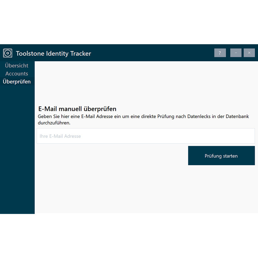 Toolstone Identity Tracker - Ihre umfassende Sicherheitslösung zum Schutz Ihrer persönlichen Daten.