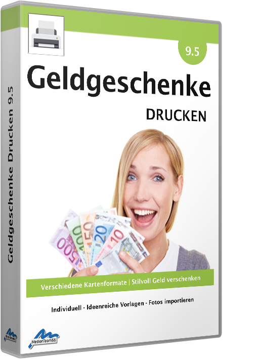 Geldgeschenke Drucken 9.5 Professional