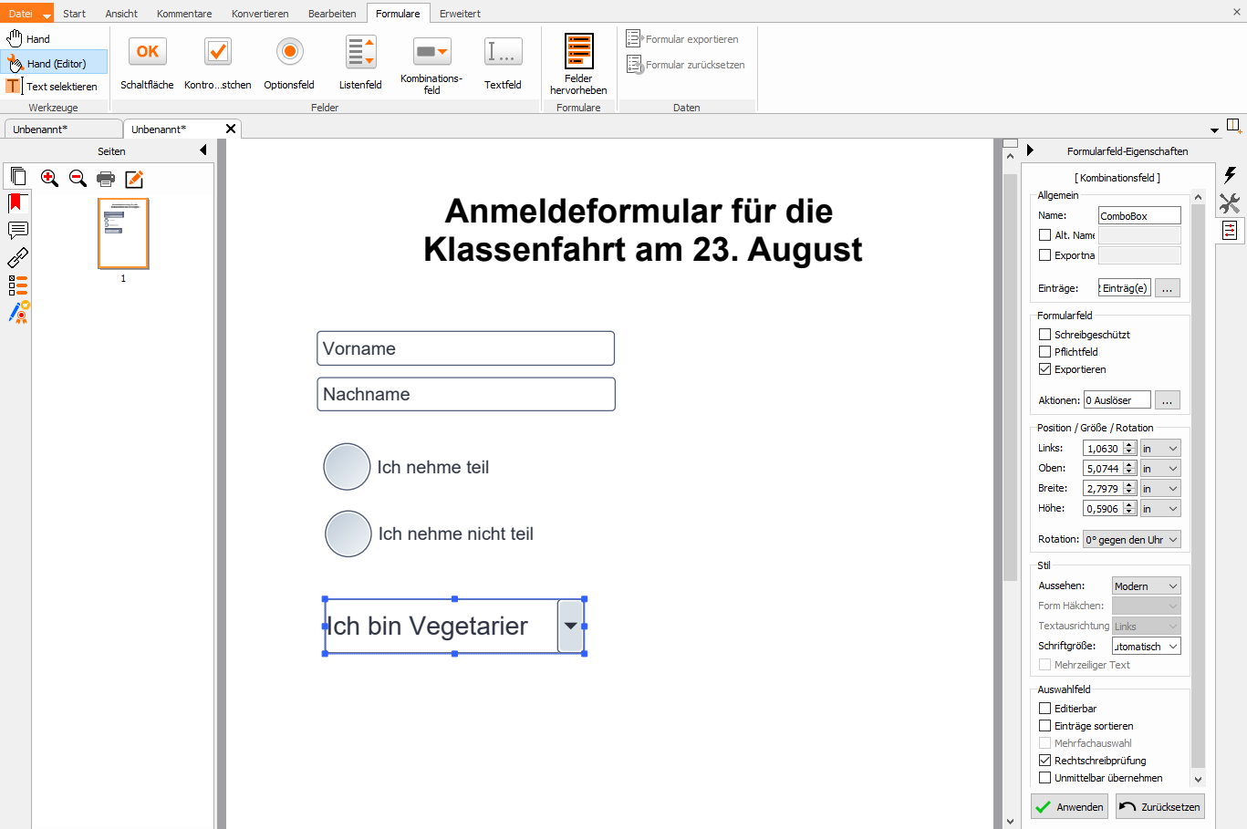 Der moderne PDF Editor