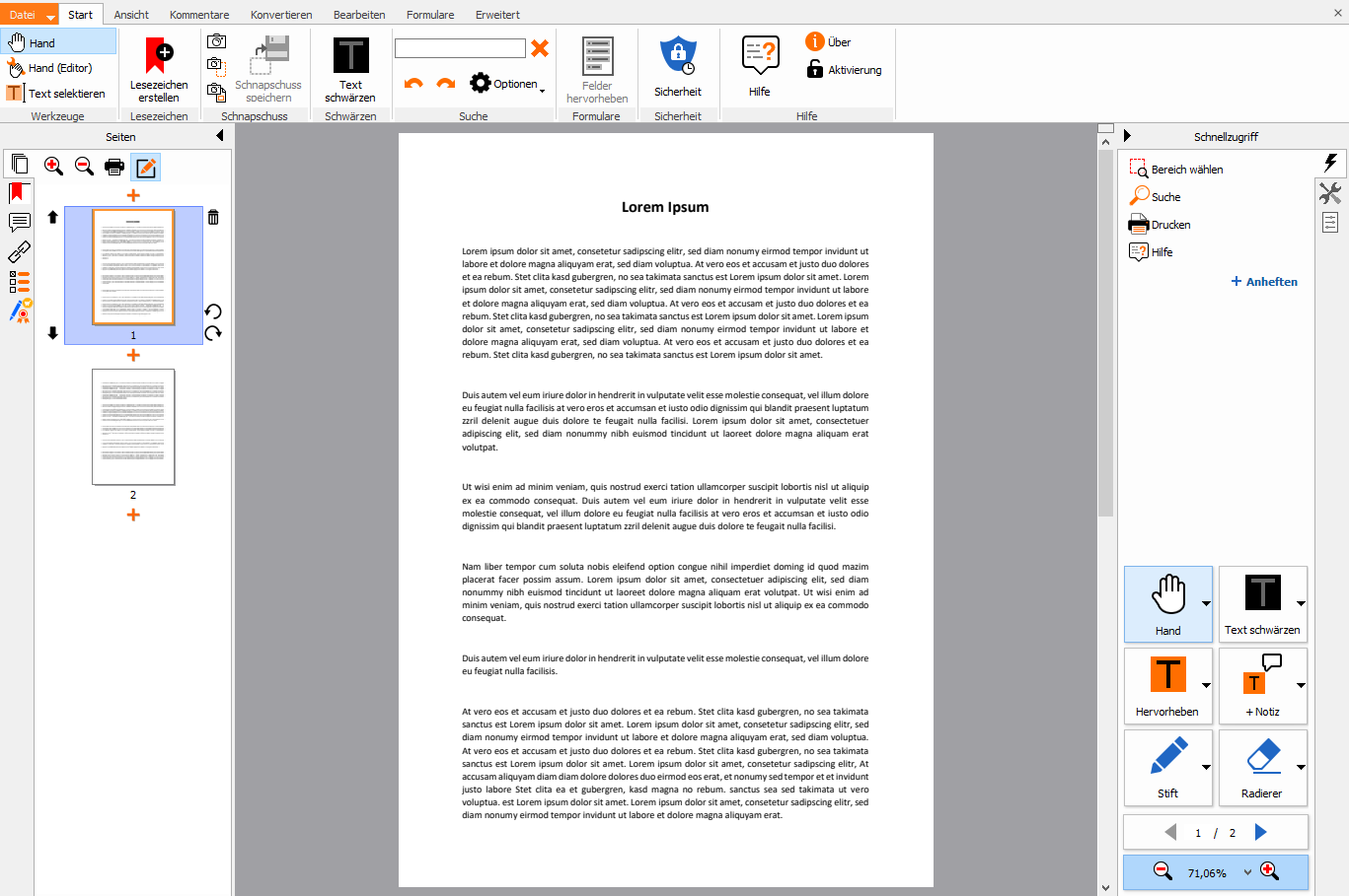 Der moderne PDF Editor