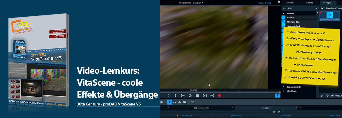Lernkurs für proDAD VitaScene V5