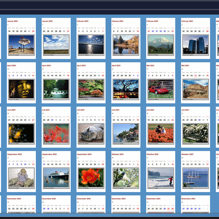 FotoKalender 2024 - Mit Ihren schönsten Bildern durch's ganze Jahr!