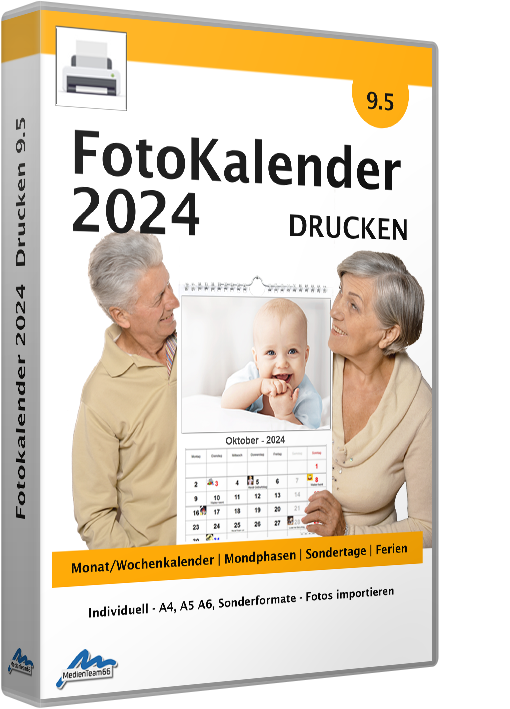 FotoKalender 2024 - Mit Ihren schönsten Bildern durch's ganze Jahr!