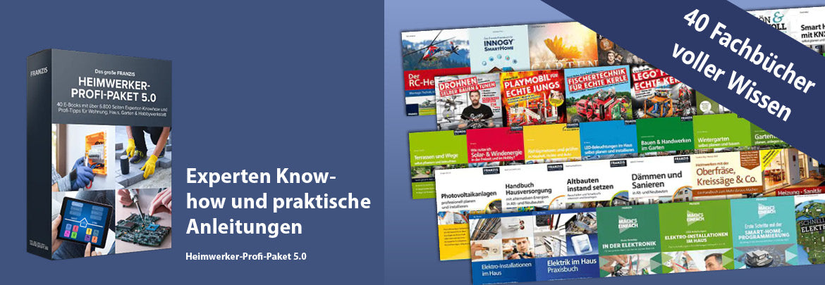 Mit rund 6.800 Seiten wertvolles Wissen zum Selbermachen, Renovieren, Installieren und Automatisieren