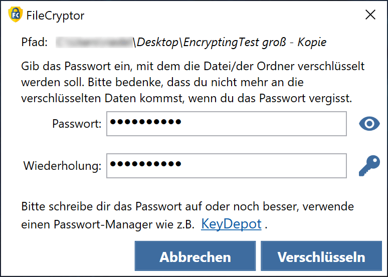 Der effektive Spionage-Stopp schützt Dateien und Ordner