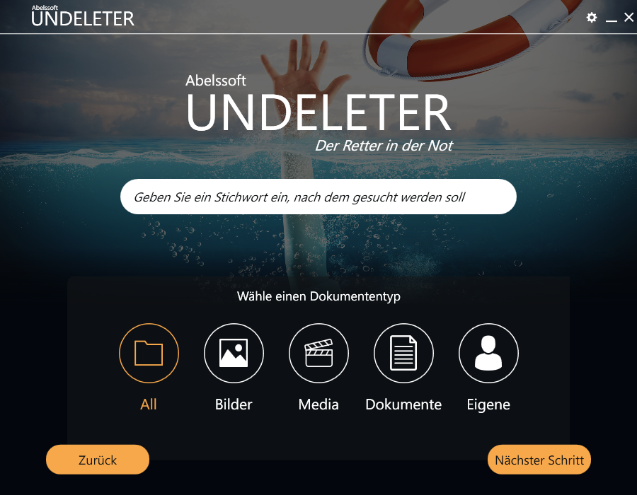 Undeleter 8 - Rettet verloren geglaubte Daten
