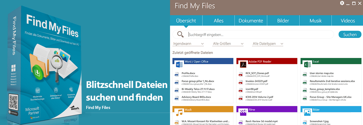 Find My Files 2024 - Blitzschnell Dateien suchen und finden