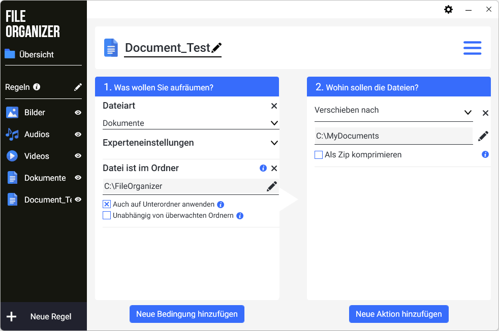 File Organizer 2024 räumt den Windows Desktop auf!