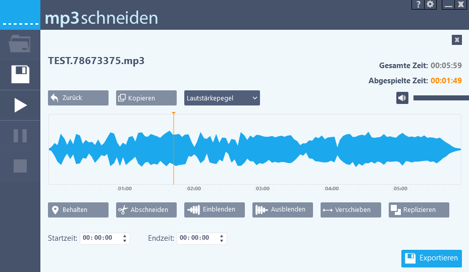 MP3 schneiden Version 9
