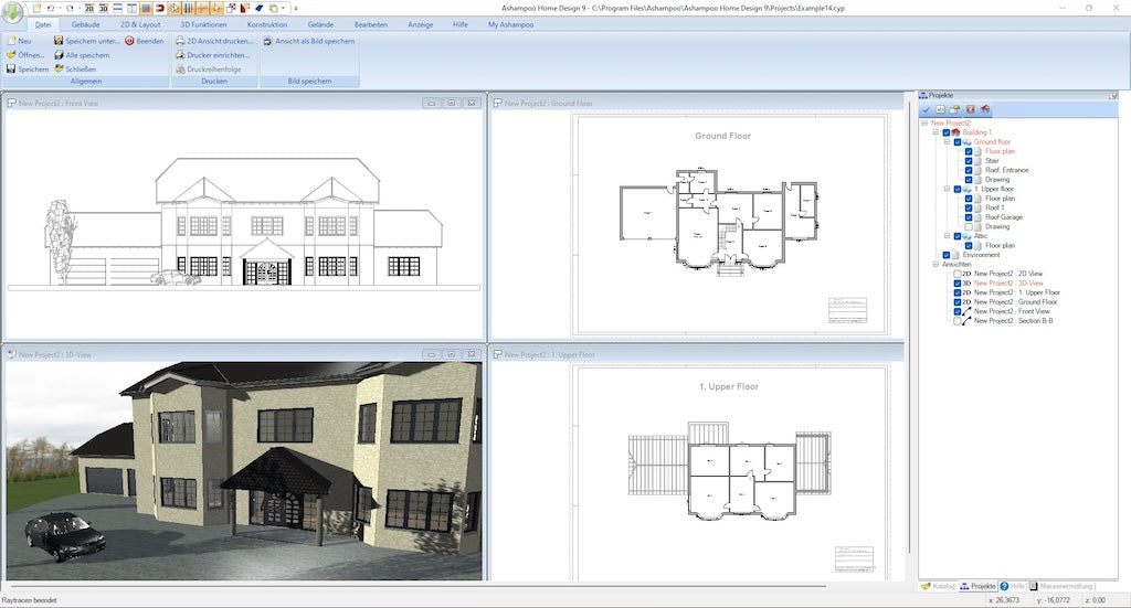  Erweitern und Einrichten mit dem 3D Wohnungsplaner