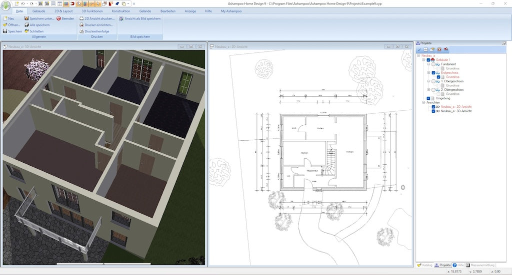  Erweitern und Einrichten mit dem 3D Wohnungsplaner