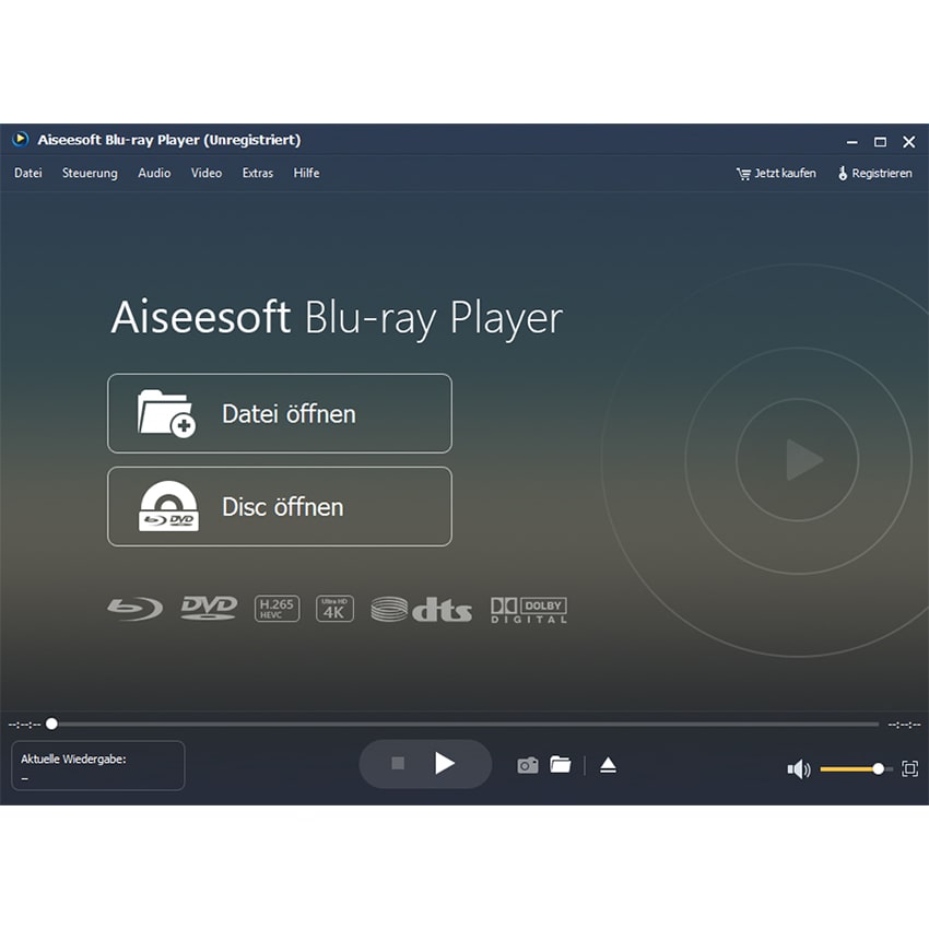 Aiseesoft Blu-ray Player - Ein universaler Media Player für Windows-PC