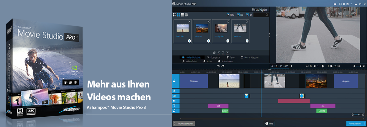 Movie Studio Pro 3 - Filme in 4K maximaler Auflösung	