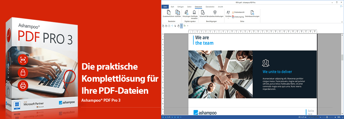 Ashampoo PDF PRO 3 - Komplettlösung für PDF-Dateien 