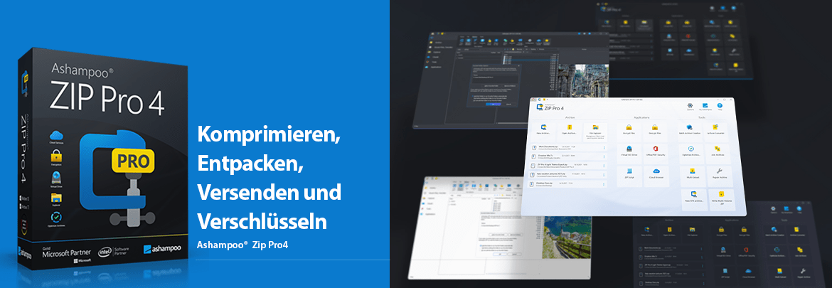 Ashampoo ZIP Pro 4 - Das beste ZIP-Programm