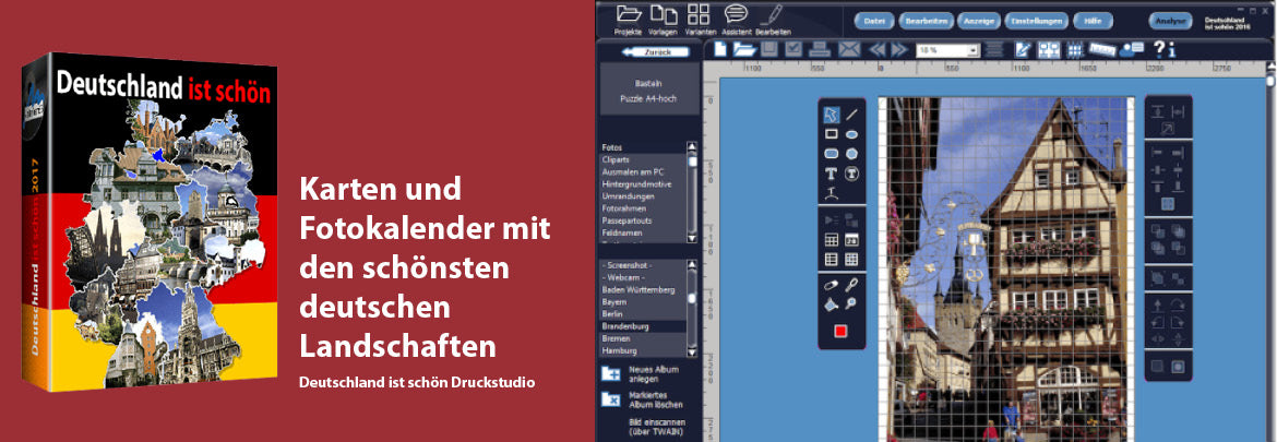 Karten und Fotokalender mit den schönsten deutschen Landschaften