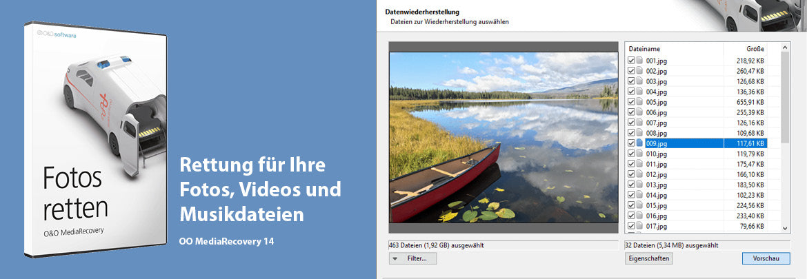 Rettung für Ihre Fotos, Videos und Musikdateien