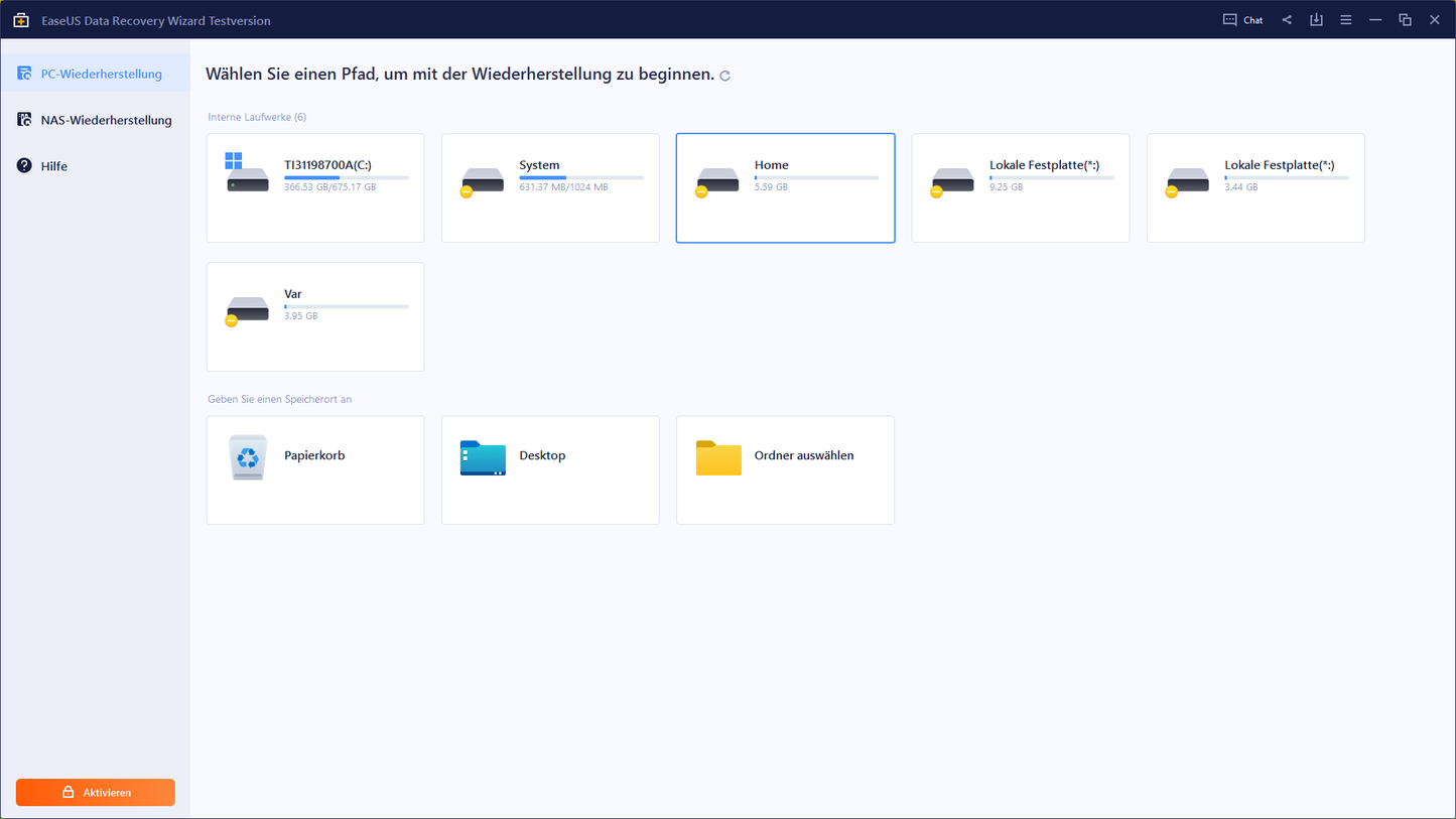 Die professionellen Software zur Wiederherstellung von Dateien