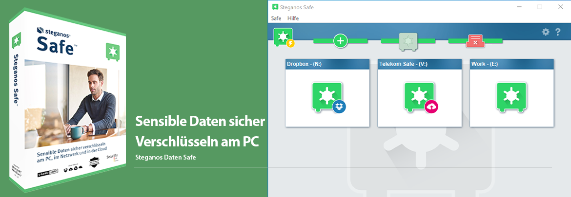 Steganos Safe - Sensible Daten sicher verschlüsseln