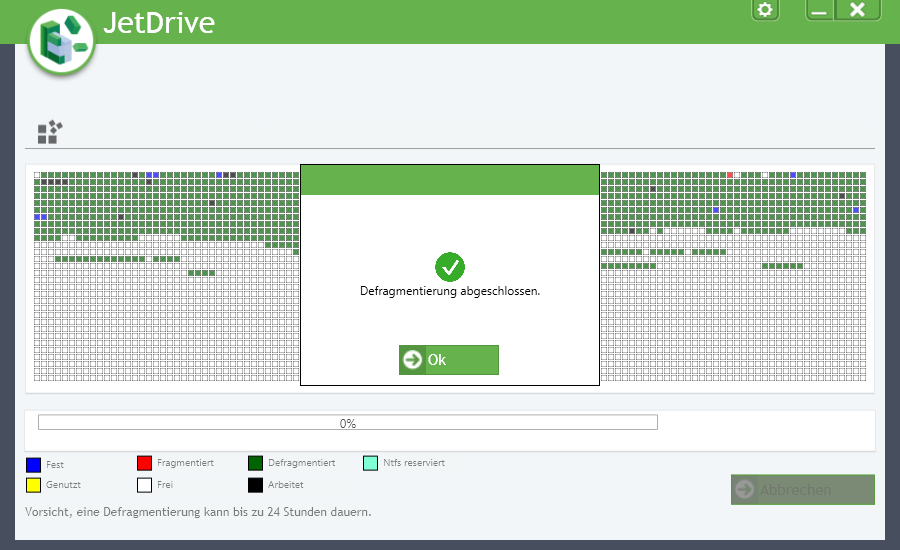 JetDrive 9 - Defragmentiert Ihre Festplatten
