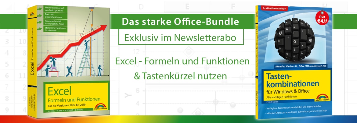 Das E-Book-Bundle - Formeln + Funktionen + Tastenkombinationen