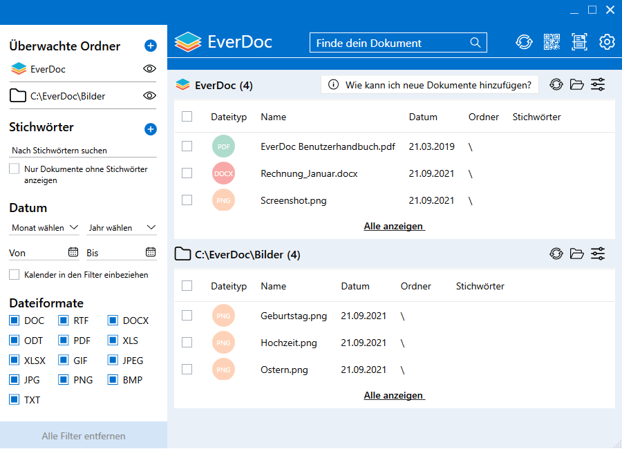 EverDoc 2023 - Dokumentenverwaltung
