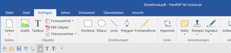 Bearbeiten Sie den Text von PDFs