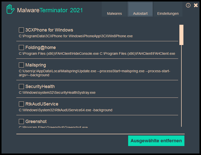 MalwareTerminator 2022 - Eliminiert nervige Malware
