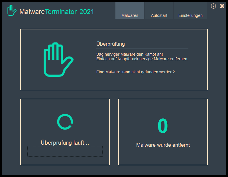 MalwareTerminator 2022 - Eliminiert nervige Malware
