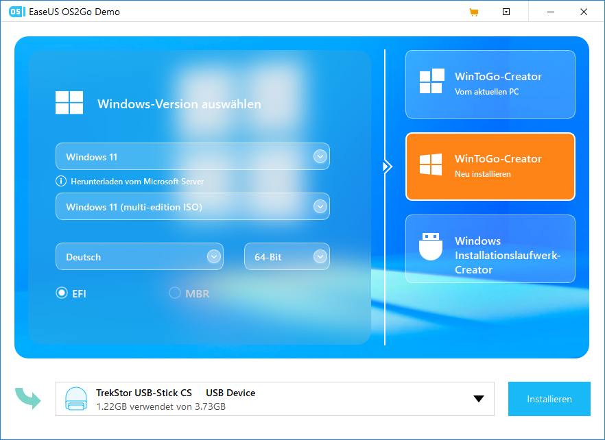 Ein tragbares Windows To Go USB-Laufwerk mit nur wenigen Klicks erstellen